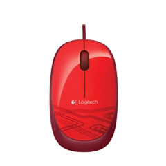 Logitech M105 Corded Mouse Red 910-002933