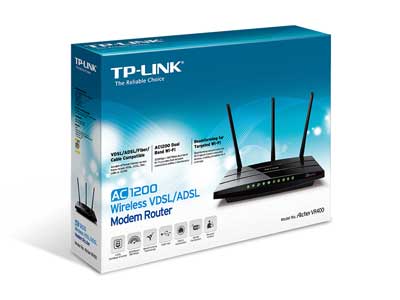 tp-link Archer VR400 AC1200 Wireless VDSL/ADSL Modem Router Image 4